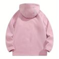 thumbnail image 4 of LTTVQM Womens Fleece Jacket Hooded Full Zip Warm Winter Coat Drawstring Relax Fit Classic Hood Casual Trendy Outerwear Tops, 4 of 9