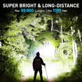 thumbnail image 2 of Rechargeable Led Headlamp 2Pack, 99000 Lumen Super Bright  Lamp with 3 Modes & 90? Adjustable, Brightest Headlamp 30H Long Runtime,   Headlamps for Adults Camping, 2 of 6