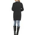 thumbnail image 6 of Women's Open Front Duster Cardigan Long Sleeve Thin Sweater Loose Causal Lightweight Kimono Cardigan Plus Size, 6 of 8