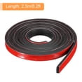 thumbnail image 2 of Uxcell 0.6"W x 3/16"T x 8'L Adhesive Rubber Strips Solid Neoprene Rubber Strips Sheet, 2 of 6