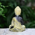 thumbnail image 6 of Jesscasday Gold Plating Buddhas Figurine Spiritual Home Accent for Meditations Room Decors, 6 of 7