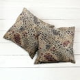 thumbnail image 6 of Ambesonne Leopard Throw Pillow Cover 2 Pack, Pattern with Heavy Details, 16", Camel Dried Rose, 6 of 7
