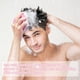 thumbnail image 4 of Cepillo masajeador del cuero cabelludo con cerdas de silicona dobles para una limpieza profunda y el crecimiento del cabello, color rosa., 4 of 5