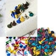 thumbnail image 2 of HUGFEGWE 100Pcs Mini Brads Multicolor Paper Craft Stamping Scrapbooking DIY Tool Size 4 mm CJB91-123154, 2 of 5