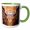 Green/White, variant on 3drose, Austria, Melk Monastery, Church of the Abbey-eu03 Mgl0000 - Miva Stock, 11oz Two-tone Red Mug