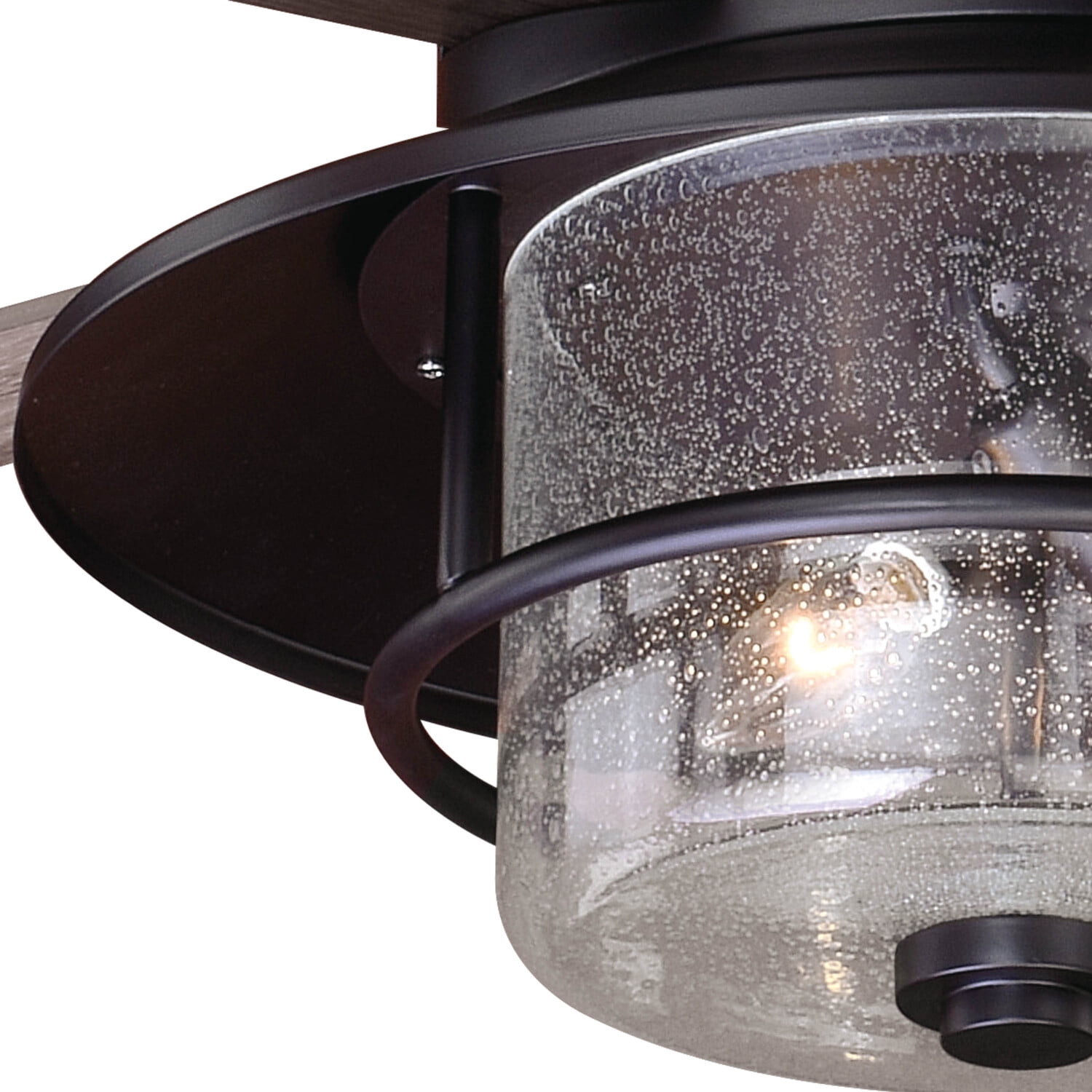 Vaxcel Charleston 56 In. Bronze Farmhouse Indoor-Outdoor Ceiling Fan with LED Light Kit and Remote - 2