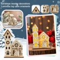 thumbnail image 2 of Wooden Church Model Decorative Building Kit with Cutout Windows and Detailed Facade for Home Display or Craft Projects, 2 of 6