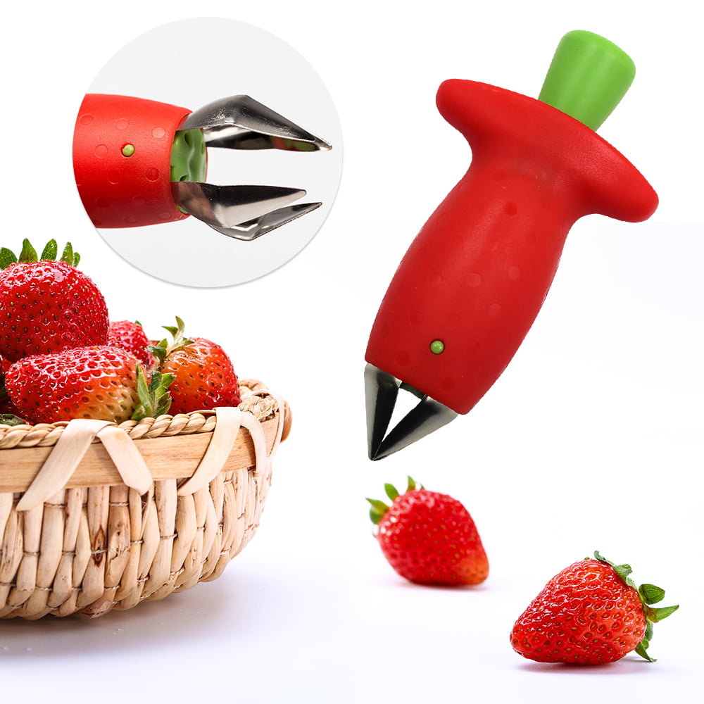 Strawberry Huller Tomatoes Stem Remover Strawberry corer Fruit Kitchen Tool Gift 