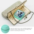 thumbnail image 3 of ZFLMY Panda Bear Bamboo Jewelry Box Travel Case for Necklaces and Rings Green, 3 of 5