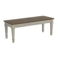thumbnail image 6 of Picket House Furnishings Bloomfield Storage Dining Bench - Medium Brown, 6 of 12