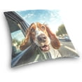 thumbnail image 3 of Coolnut Funny Dogs Pillow Covers Soft Crystal Velvet Decor Giftsative Cushion Covers Square Throw Pillow Covers Home Decor Gifts for Sofa, 16×16 Inch, 3 of 7