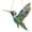 Green, variant on Agiufgs Acrylic Hummingbird Sun Catcher, Creates Colorful Prism Light Reflections, for Window Terrace Balcony Christmas, Green