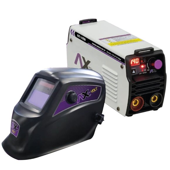 Soldadora Inversor Axtech 140 Amp, Bi Voltaje 110/220Volts