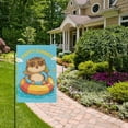 thumbnail image 5 of Happy Summer Hedgehog Garden Flag 28"x40" Double-Sided Yard Flags for Outside Outdoor All Seasonal Decoration, 5 of 6