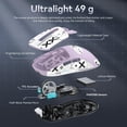 thumbnail image 5 of Wireless Gaming Mouse + Griptape, 49g Triple Mode Bluetooth/2.4G/USB-C Ergonomic Computer Mouse, PAW3395 26K DPI Sensor, 200h Battery Life, Programmable Buttons, Gaming Accessories for PC/Laptop/Mac, 5 of 5