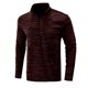 thumbnail image 5 of Camisas de cuello alto con cremallera de manga larga para exteriores para hombre, sudaderas sólidas, camisas de fondo, camisetas Pompotops  oipoqjl53421, 5 of 6
