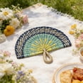 thumbnail image 5 of Handwoven Seagrass Fan, Woven Palm Leaf Fan, Decorative Wall Hanging Fan, Macaron Color Fan, Natural Fiber Fan for Home Decor and Wall Art, 5 of 6