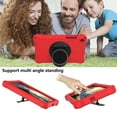thumbnail image 4 of Dteck Kids Case for Samsung Galaxy Tab A 8.0 inch 2019 SM-T290/T295, Heavy Silicone Shockproof Case Kids Friendly Cover with Shoulder Strap/Handle Stand, Red, 4 of 7