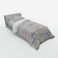 thumbnail image 3 of Ambesonne Fitness Bedding Set 4 Pcs, Psychical Activity Word, Queen, Multicolor, 3 of 3