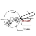 thumbnail image 3 of 2X Commode Octaèdre à Pointe Diamant pour Broyeur de Roue Outil de Réparation de Stylo de Dressing, 3 of 5