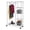 50"L x 19.8"W x 77"H, variant on Freestanding Industrial Closet Organizer Modern Heavy Duty Storage Wardrobe Cabinet for Bedroom Living Room