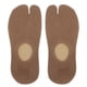 thumbnail image 2 of Calcetines unisex de dos dedos tipo chancla, calcetines Tabi, calcetines náuticos de corte bajo de algodón. Caqui, 2 of 9