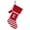 Red, variant on MOQIN 16.5 Inches Initial Christmas Stocking Monogram Striped Christmas Stocking red Green with White Embroidered Letter Christmas Decorations, Creative Fireplace and Xmas Tree Hanging Décor