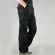 thumbnail image 4 of Pantalones largos, pantalones cargo para hombre, pantalones rectos ajustados con múltiples bolsillos, pantalones deportivos para exteriores, pantalones para hombre, 4 of 4