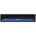 thumbnail image 2 of Napoleon Alluravision 76.75''W x 17.3''H x 5.8''D Deep Wall Mount Electric Fireplace - Black, 2 of 8
