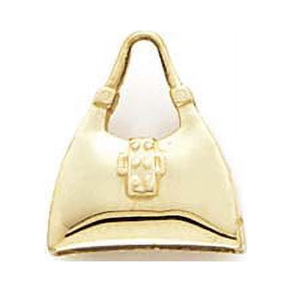 14k Yellow Gold Handbag Pendant - 2.1 Grams