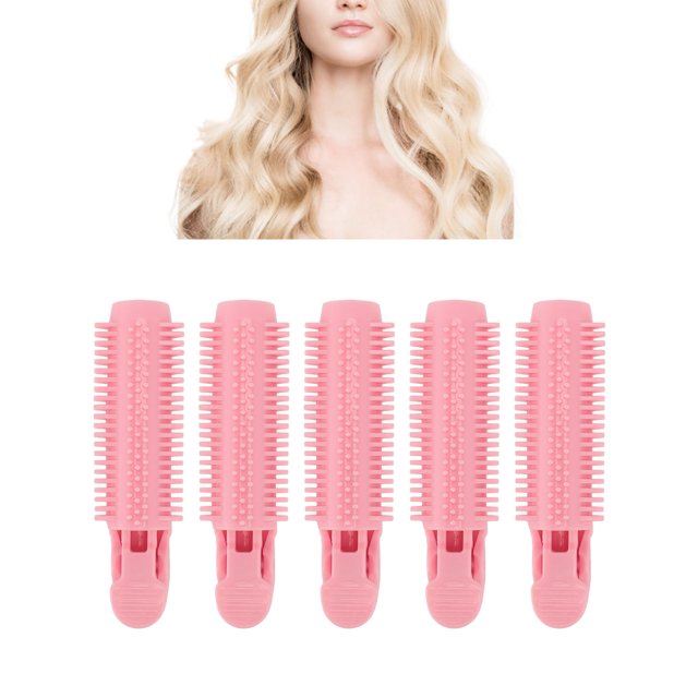 Pince à Racines de Cheveux, Coiffure DIY Facile à Utiliser Pince à Friser Portable Réutilisable Légère 5 Pcs pour Femmes Filles pour Maison Voyage
