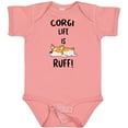 thumbnail image 3 of Inktastic Corgi Life is Rough Boys or Girls Baby Bodysuit, 3 of 5