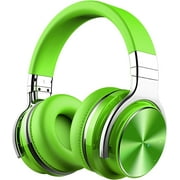 Open Box Silensys E7 Pro Active Noise Cancelling Headphones Bluetooth Headphones - GREEN