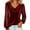 B-Red, variant on LIZUOJUNF Women's Sparkly Velvet Tops V Neck Long Sleeve Summer Tops 2025