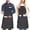 Black, variant on FunChaos 2 Pack Cooking Aprons for Women & Men, Chef Apron for BBQ Baking Restaurant(Black/White)