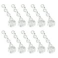 thumbnail image 2 of 10 Uds. Lámpara colgante de acrílico con iluminación de diamantes, accesorios de decoración para candelabro colgante, 2 of 12