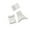 White, variant on Elodie 2 Pieces Headphone Stand Holder Under Table Lightweight Headset Storage Rack Black