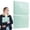 YY01-Light Green, variant on Plastic Pocket Folders with Prongs, 2 Pocket Plastic Folder, Two Pocket with Prongs, Assorted Colors, Letter Size, Metal Fasteners, Pocket Paper File Folders for Office Home Business