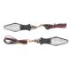 thumbnail image 1 of Lot de 2 clignotants LED double face pour moto 12 V, bleu, jaune, noir, 1 of 4