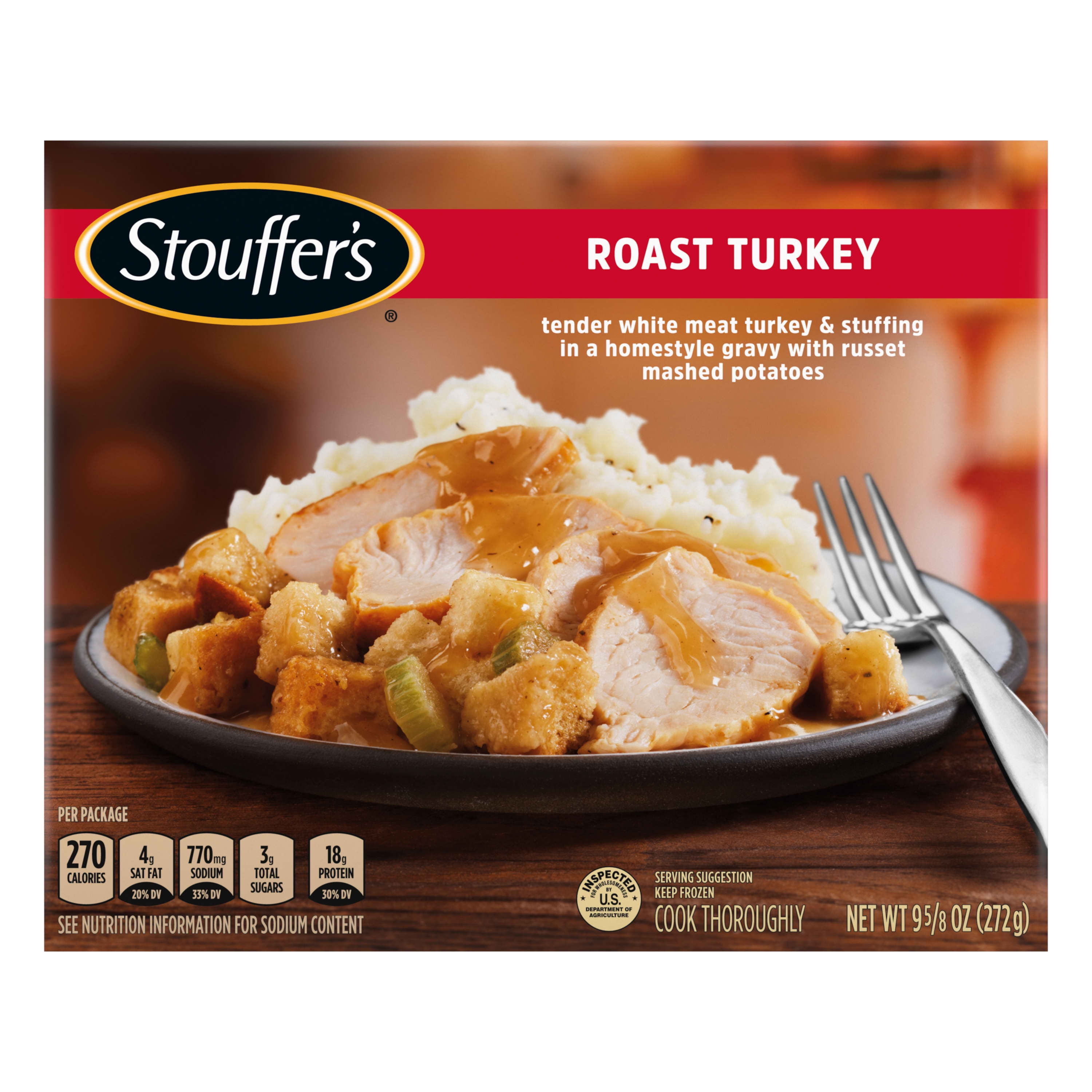 Stouffer's Roast Tender White Turkey Frozen Meal, 9.625 oz (Frozen
