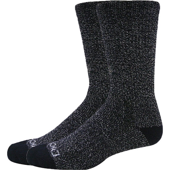 Dickies Moisture Control Crew Socks, Black, 2 Pair