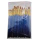 thumbnail image 2 of 50 Pieces Durable Painting Brushes Set with Aluminum Nylon for Artists Students Blue Color, 2 of 4