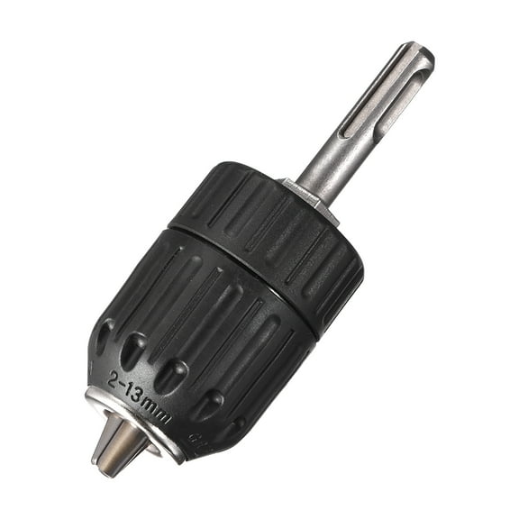 1/2inch Keyless Drill Chuck 1/2"-20UNF to Hold 2-13mm Bit w 1/2" Adapter