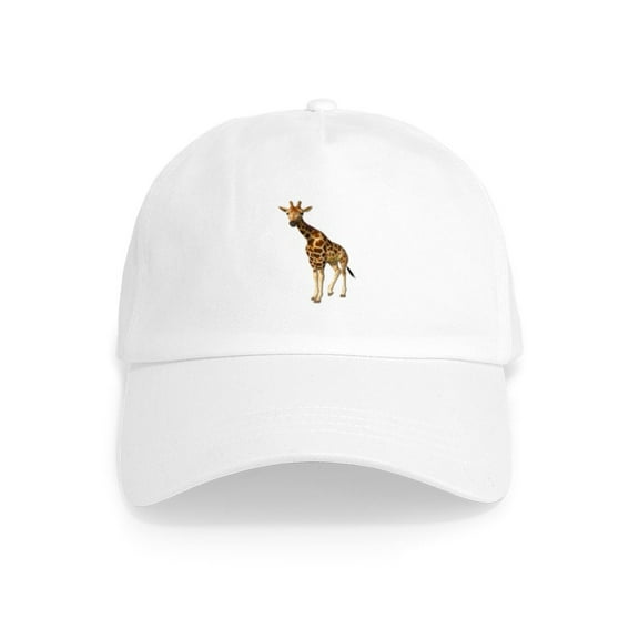 CafePress - The Giraffe Cap - Adjustable 100% Brushed Unisex Casual Cotton Baseball Cap, Beige, 1