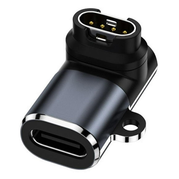 USB Charger Adapter Type C for Garmin Fenix 7 7X 5S 6S 6X 6 PRO Smartwatches, Aluminum Alloy & PVC Fast Charging Cable, Portable Power Regulator for Garmin Devices, Overcurrent Protection