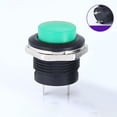 thumbnail image 2 of HLONK 12V 16mm Start Switch Boat Horn Metal Round Button Momentary Switch for Car Boat, 2 of 6