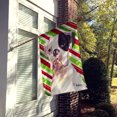 thumbnail image 2 of Carolines Treasures RDR3002CHF Cooper Candy Stripe Boxer Christmas Flag Canvas House Size, 2 of 4