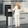 thumbnail image 6 of Patiosunny Bottom-Loading Water Dispenser, 3 Temperatures (Hot, Room and Cold), Child Safety Lock, LED Display with Water Shortage Alert, Silver, 6 of 7