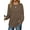 Coffee, variant on MOSHU Sweatshirts for Women Thumb Hole Long Sleeve Shirts Curved Hem Crewneck Sweatshirts Casual Fall Womens Tunic Tops