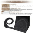 thumbnail image 5 of SEGO Clip in Hair Extensions 100% Remy Human Hair Wrap Around Ponytail Extension Thick Long Straight Black Hairpiece with Comb Magic Paste Pony Tail, 5 of 8